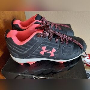 Under Armour Black and Pink Sneakers with Robust Traction